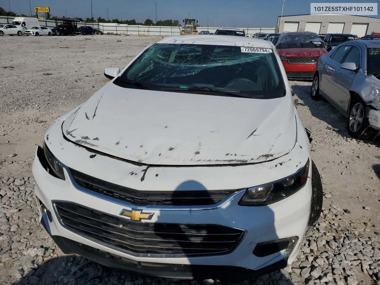 2017 Chevrolet Malibu Lt VIN: 1G1ZE5STXHF101142 Lot: 72069794