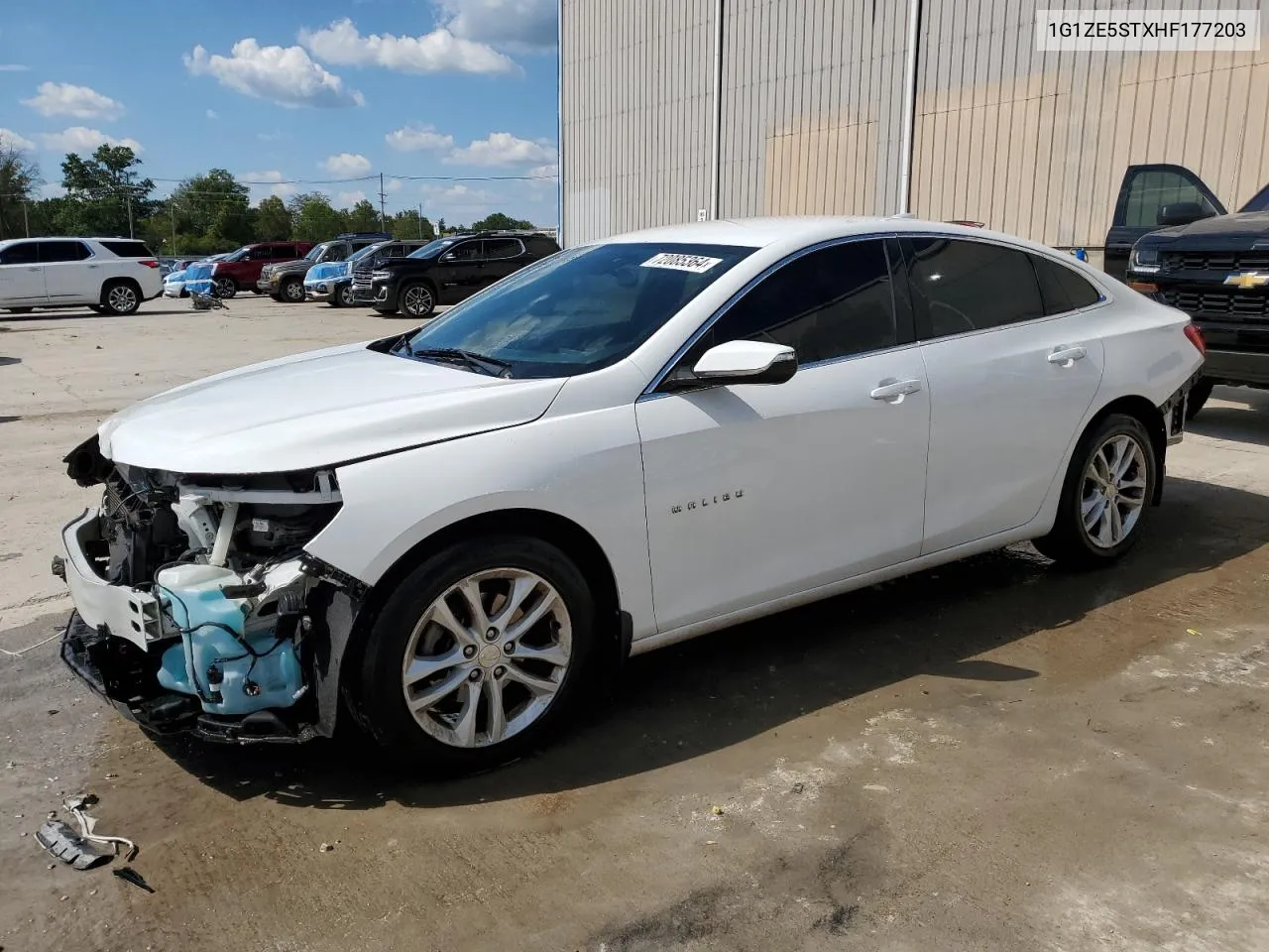 2017 Chevrolet Malibu Lt VIN: 1G1ZE5STXHF177203 Lot: 72085364