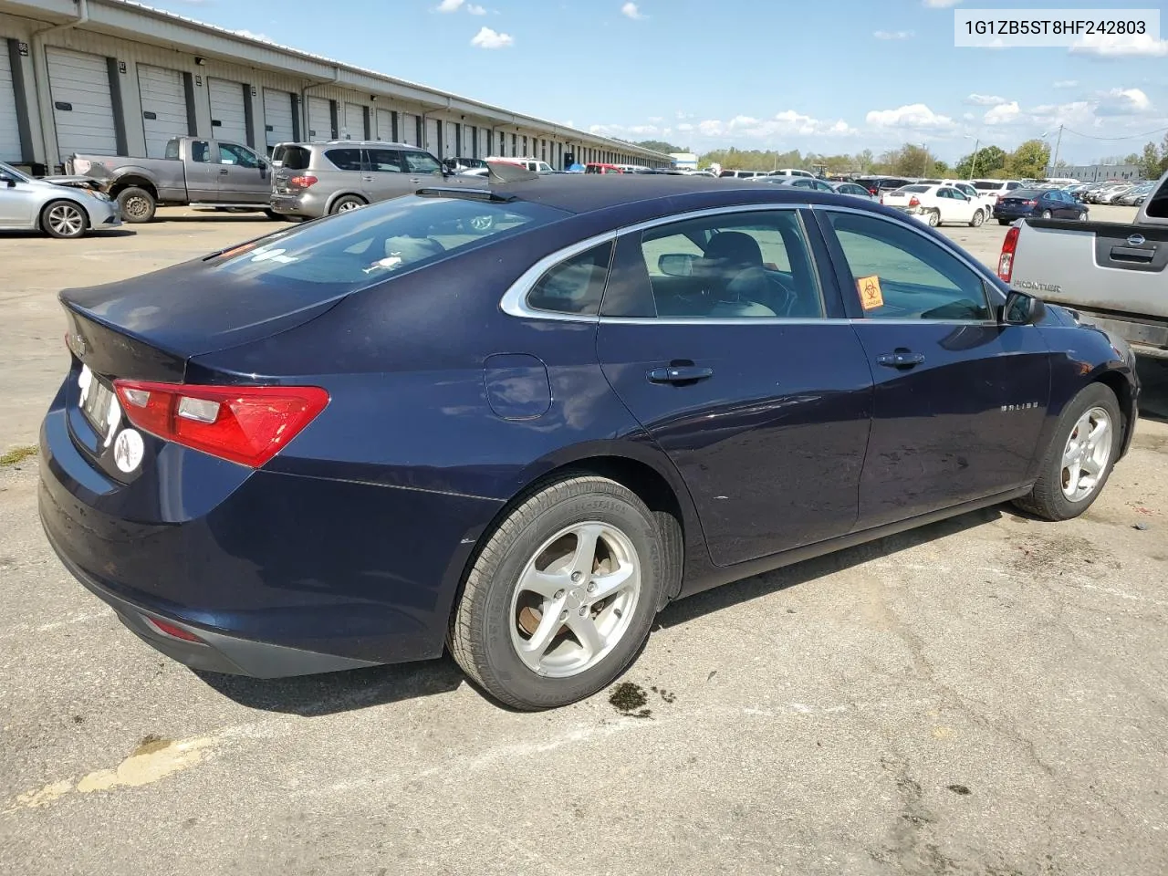 2017 Chevrolet Malibu Ls VIN: 1G1ZB5ST8HF242803 Lot: 72137964