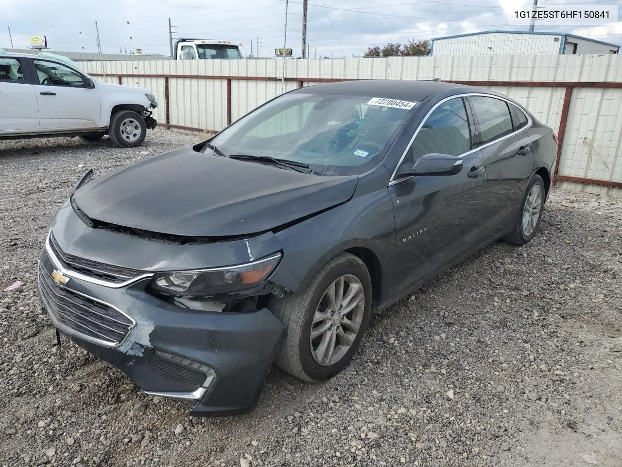 2017 Chevrolet Malibu Lt VIN: 1G1ZE5ST6HF150841 Lot: 72280454