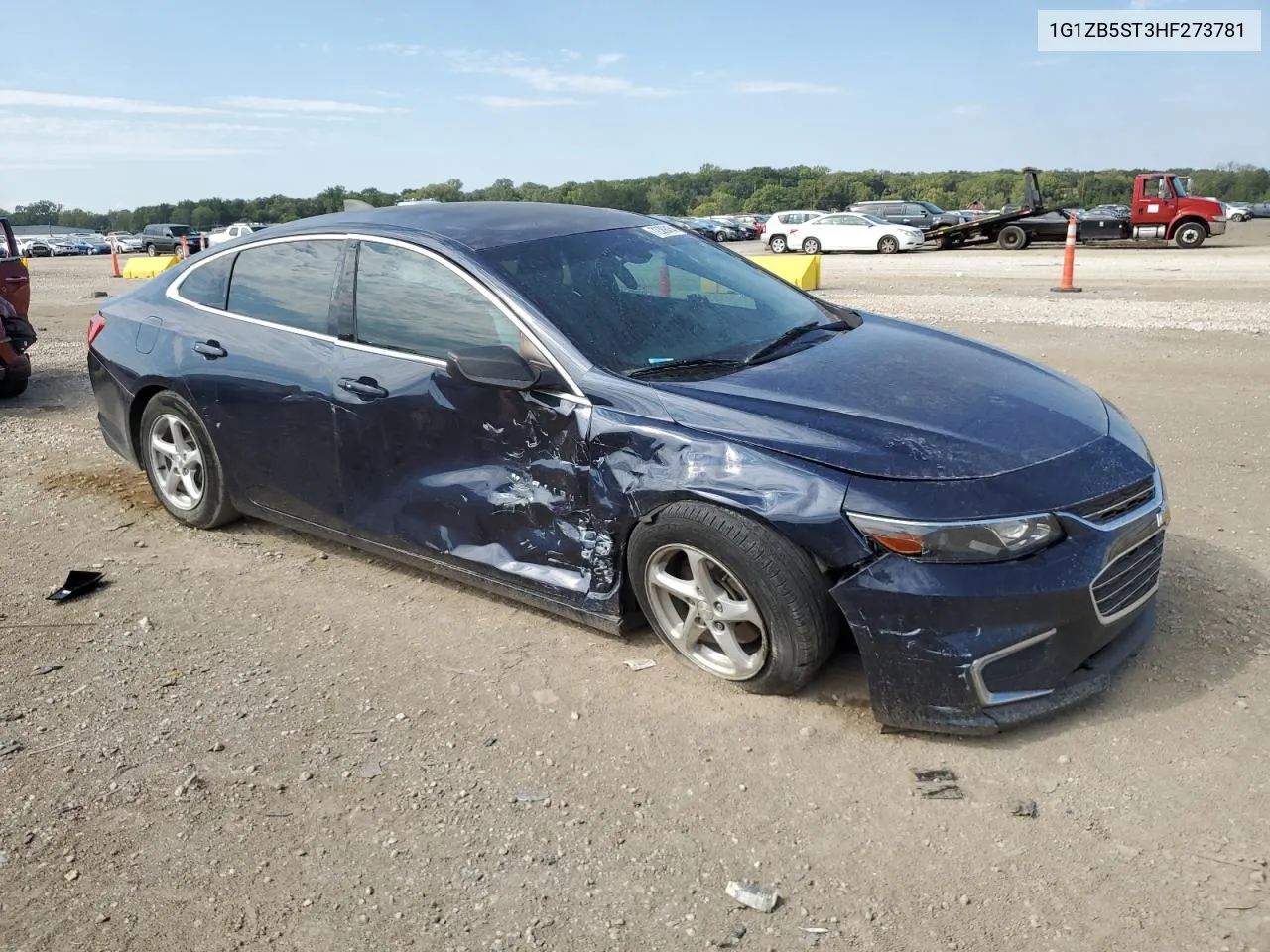 2017 Chevrolet Malibu Ls VIN: 1G1ZB5ST3HF273781 Lot: 72368454