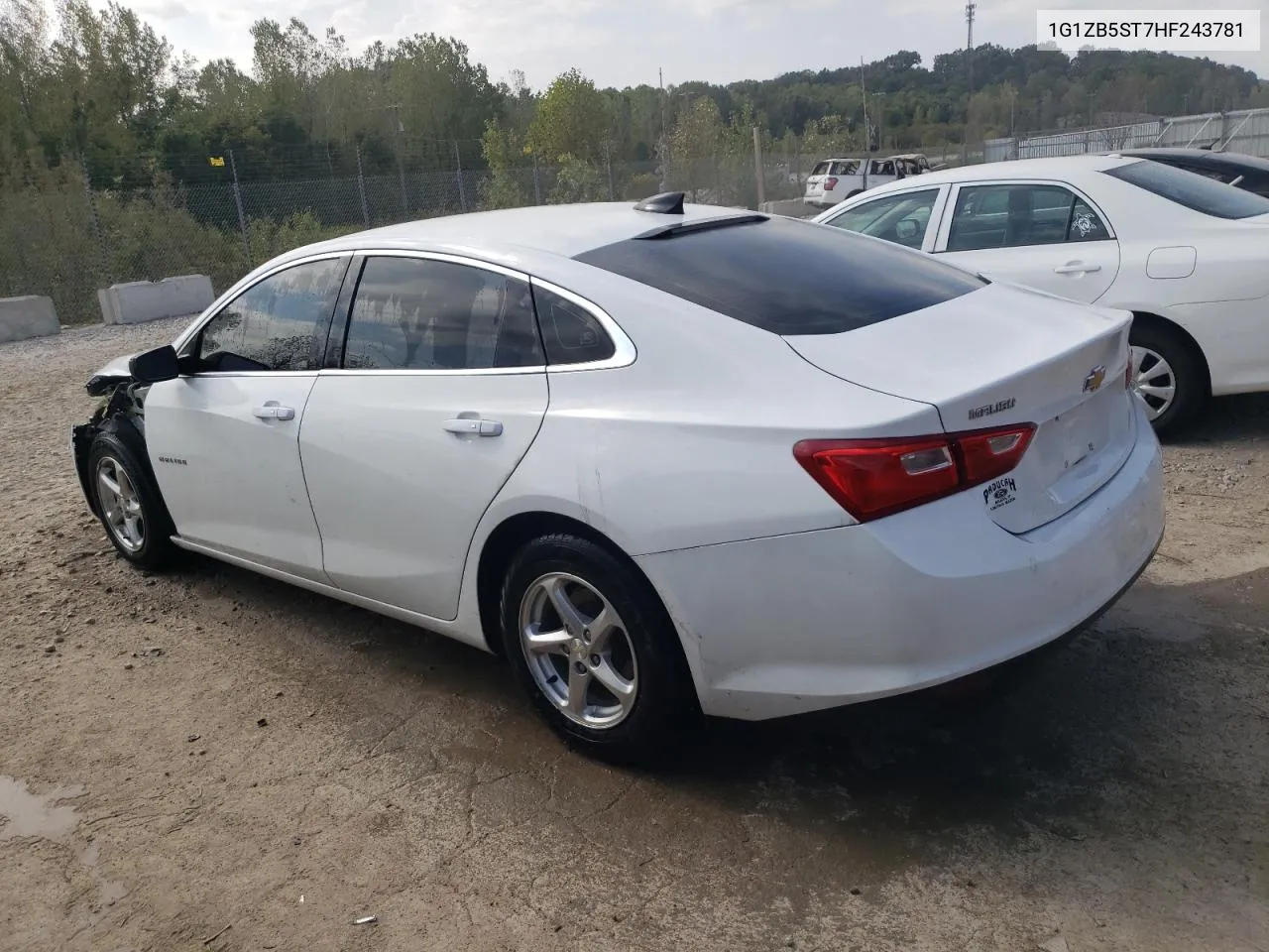 2017 Chevrolet Malibu Ls VIN: 1G1ZB5ST7HF243781 Lot: 72427724