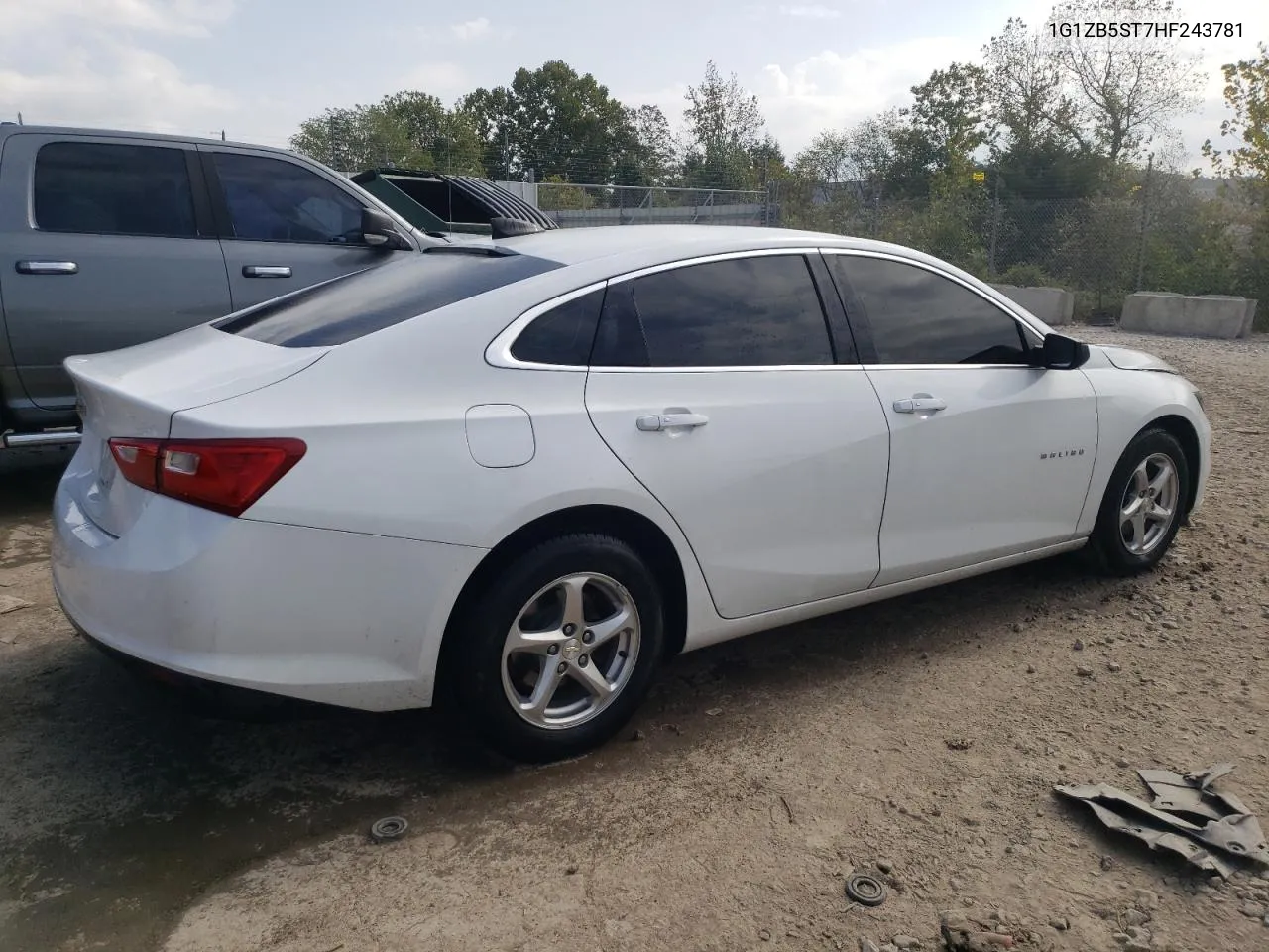 2017 Chevrolet Malibu Ls VIN: 1G1ZB5ST7HF243781 Lot: 72427724