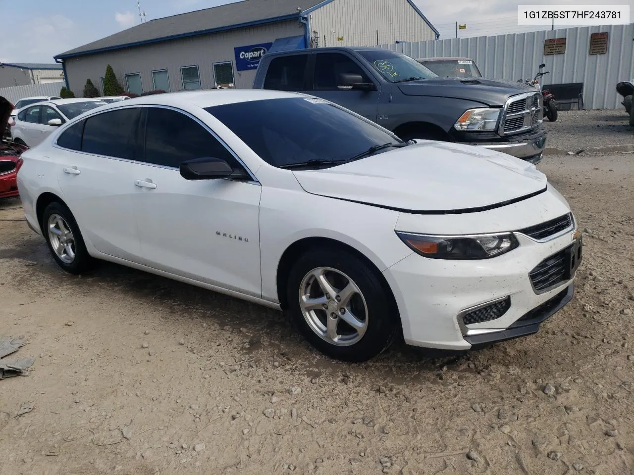 2017 Chevrolet Malibu Ls VIN: 1G1ZB5ST7HF243781 Lot: 72427724