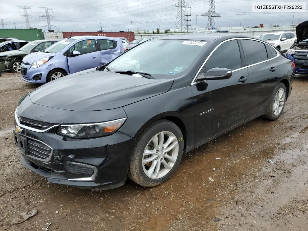 2017 Chevrolet Malibu Lt VIN: 1G1ZE5STXHF226223 Lot: 72467794