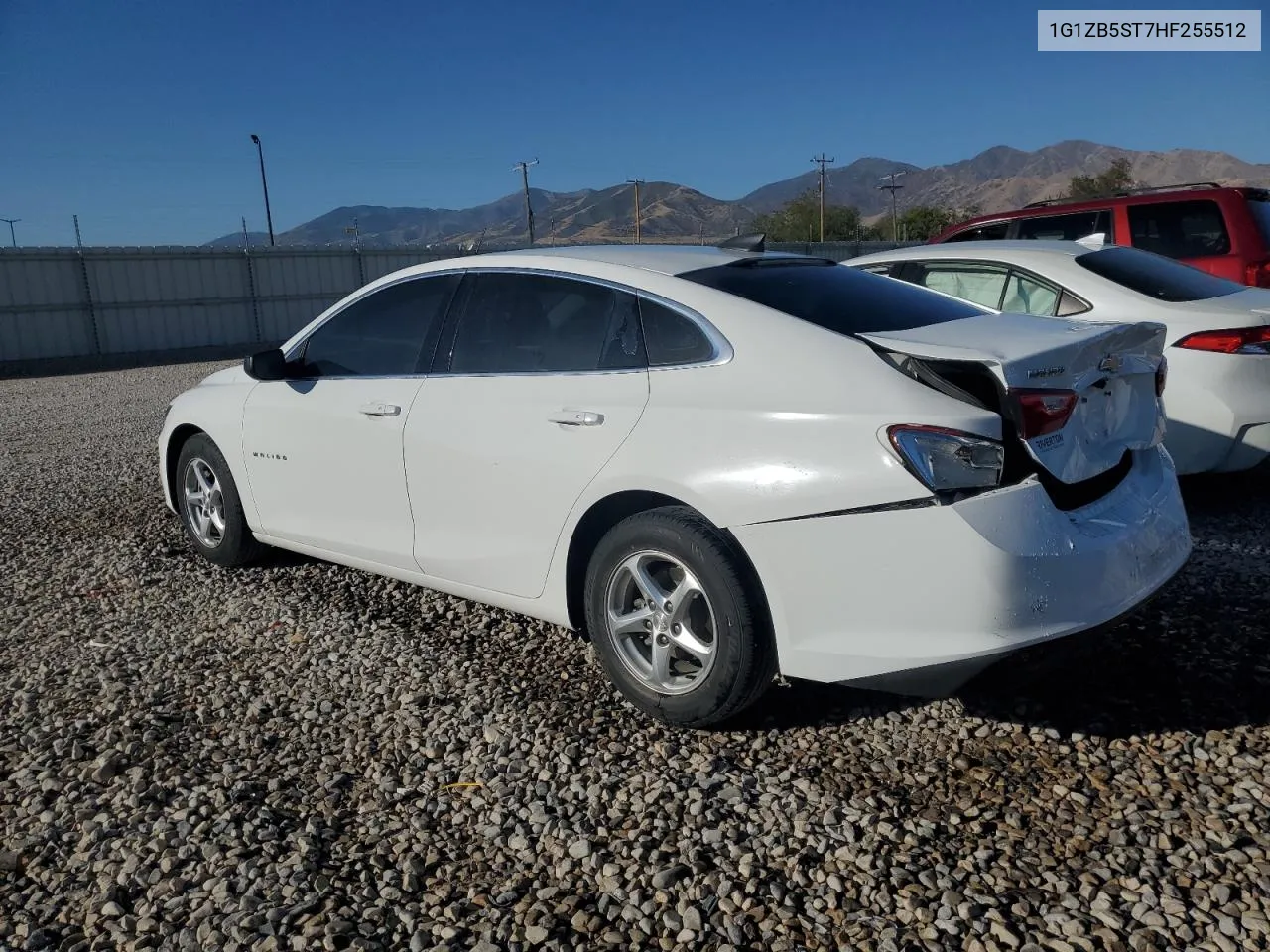 2017 Chevrolet Malibu Ls VIN: 1G1ZB5ST7HF255512 Lot: 72476274