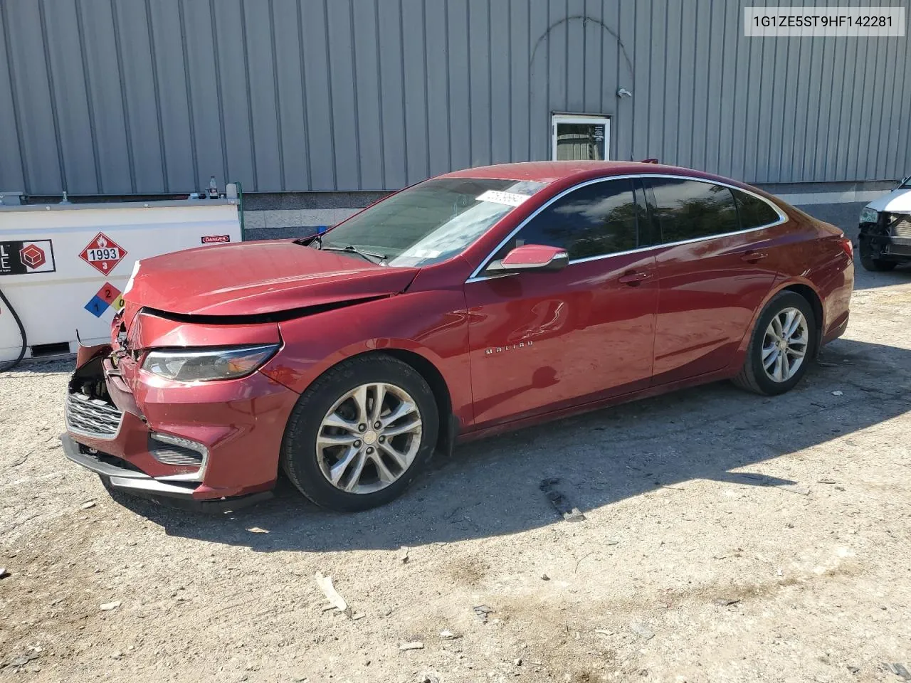 2017 Chevrolet Malibu Lt VIN: 1G1ZE5ST9HF142281 Lot: 72509664