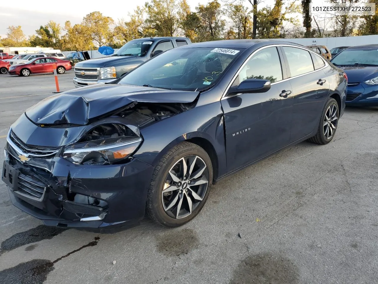 2017 Chevrolet Malibu Lt VIN: 1G1ZE5STXHF272523 Lot: 72546814