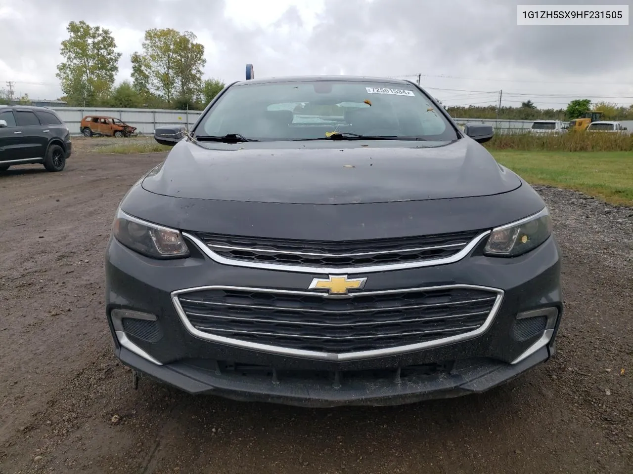 2017 Chevrolet Malibu Premier VIN: 1G1ZH5SX9HF231505 Lot: 72561534