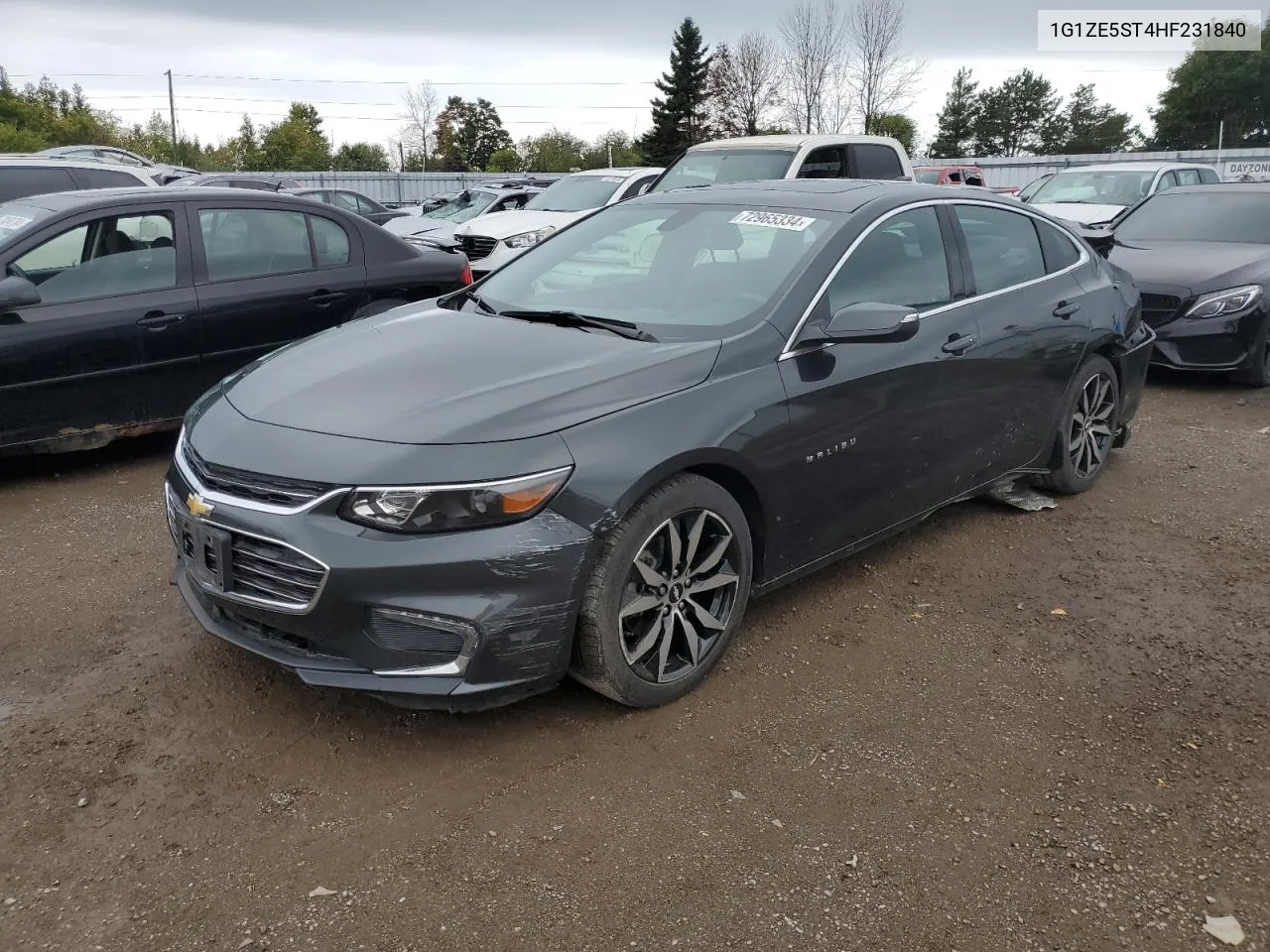 2017 Chevrolet Malibu Lt VIN: 1G1ZE5ST4HF231840 Lot: 72965334