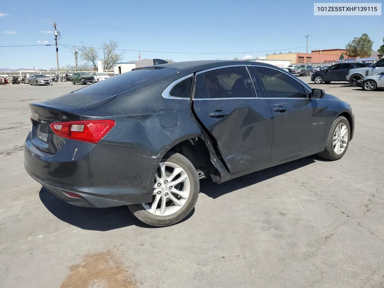 2017 Chevrolet Malibu Lt VIN: 1G1ZE5STXHF139115 Lot: 72971394