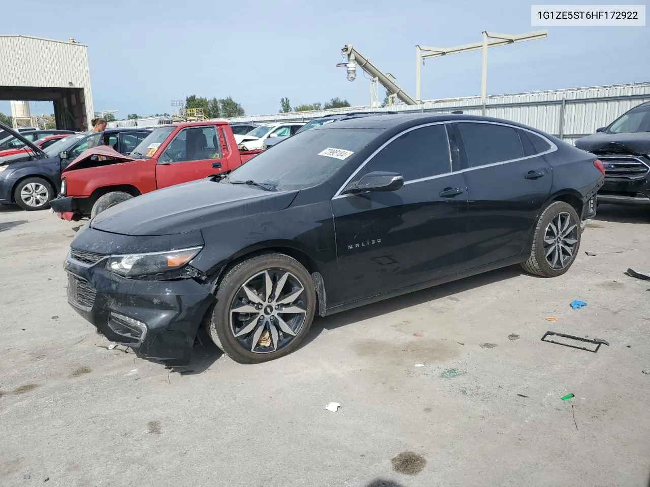 2017 Chevrolet Malibu Lt VIN: 1G1ZE5ST6HF172922 Lot: 72998184