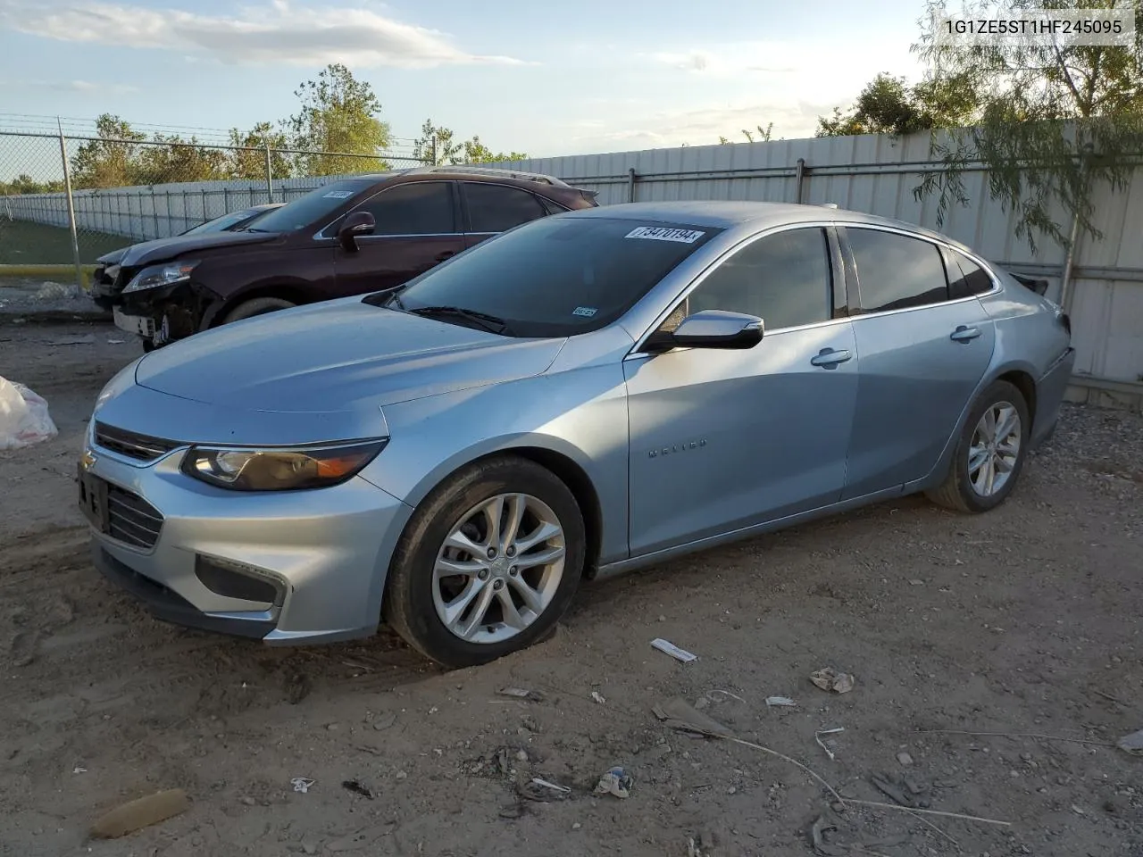 2017 Chevrolet Malibu Lt VIN: 1G1ZE5ST1HF245095 Lot: 73470194