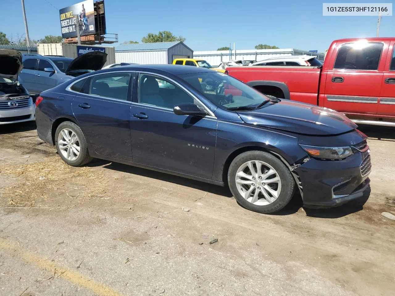 2017 Chevrolet Malibu Lt VIN: 1G1ZE5ST3HF121166 Lot: 73491524