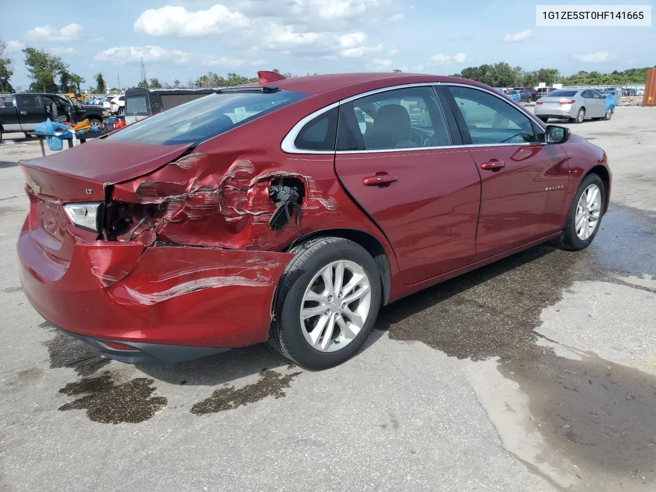 2017 Chevrolet Malibu Lt VIN: 1G1ZE5ST0HF141665 Lot: 73547104