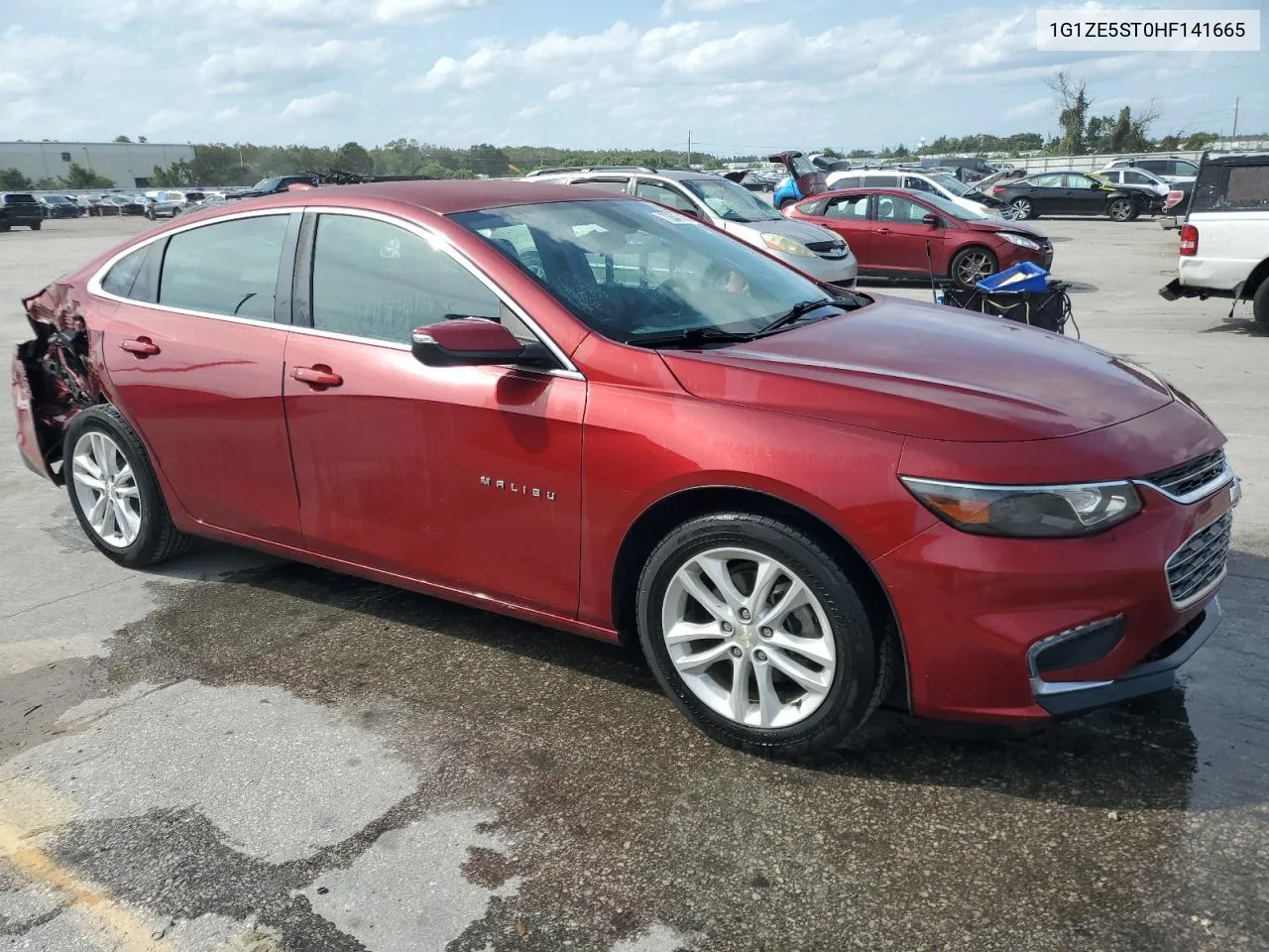 2017 Chevrolet Malibu Lt VIN: 1G1ZE5ST0HF141665 Lot: 73547104