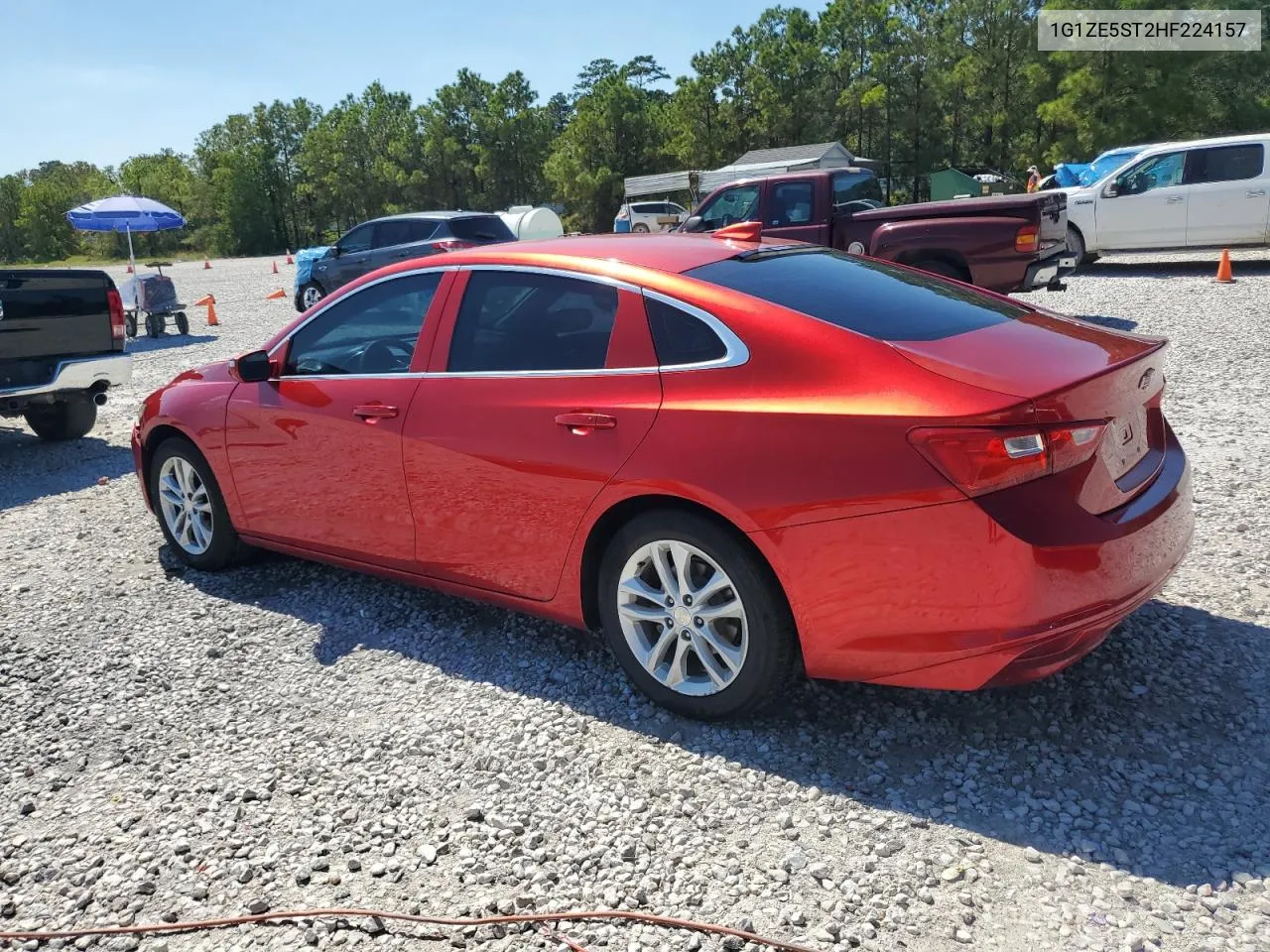 2017 Chevrolet Malibu Lt VIN: 1G1ZE5ST2HF224157 Lot: 73560354