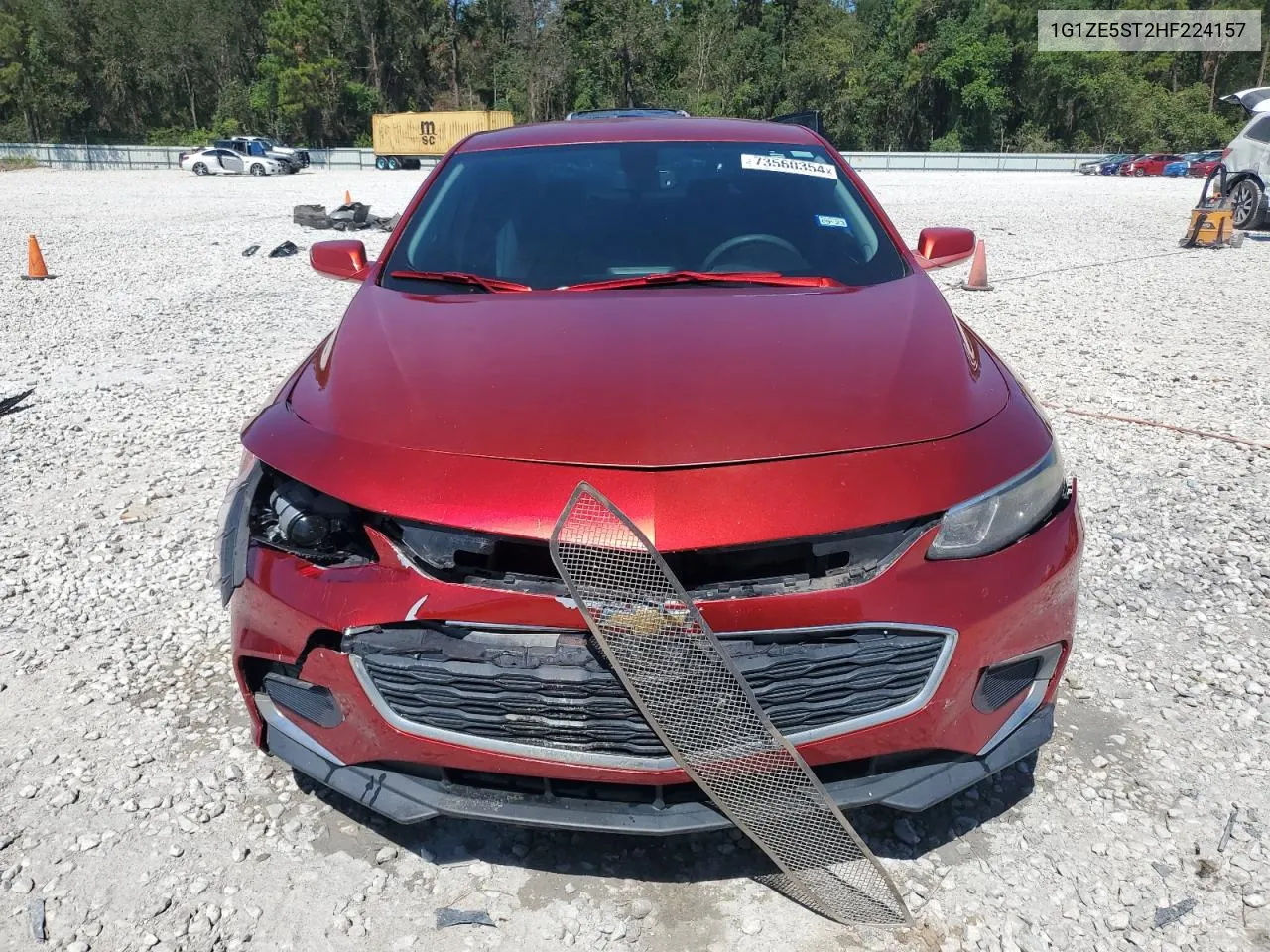 2017 Chevrolet Malibu Lt VIN: 1G1ZE5ST2HF224157 Lot: 73560354