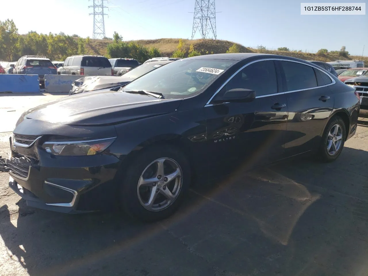 2017 Chevrolet Malibu Ls VIN: 1G1ZB5ST6HF288744 Lot: 73584624