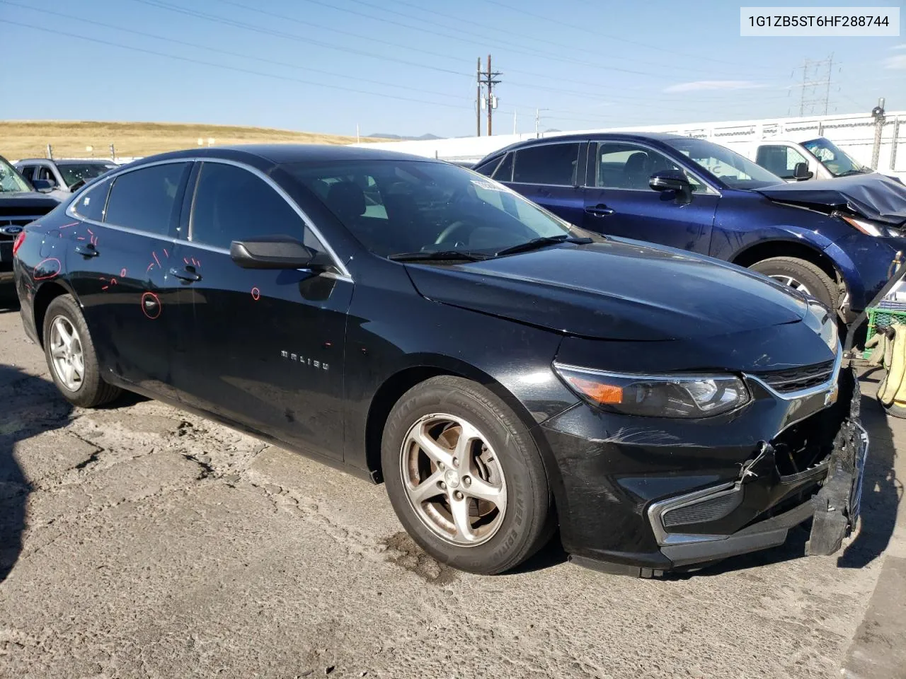 2017 Chevrolet Malibu Ls VIN: 1G1ZB5ST6HF288744 Lot: 73584624