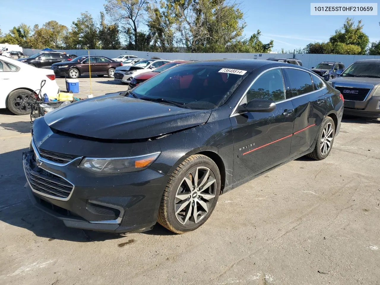 2017 Chevrolet Malibu Lt VIN: 1G1ZE5ST0HF210659 Lot: 73648814