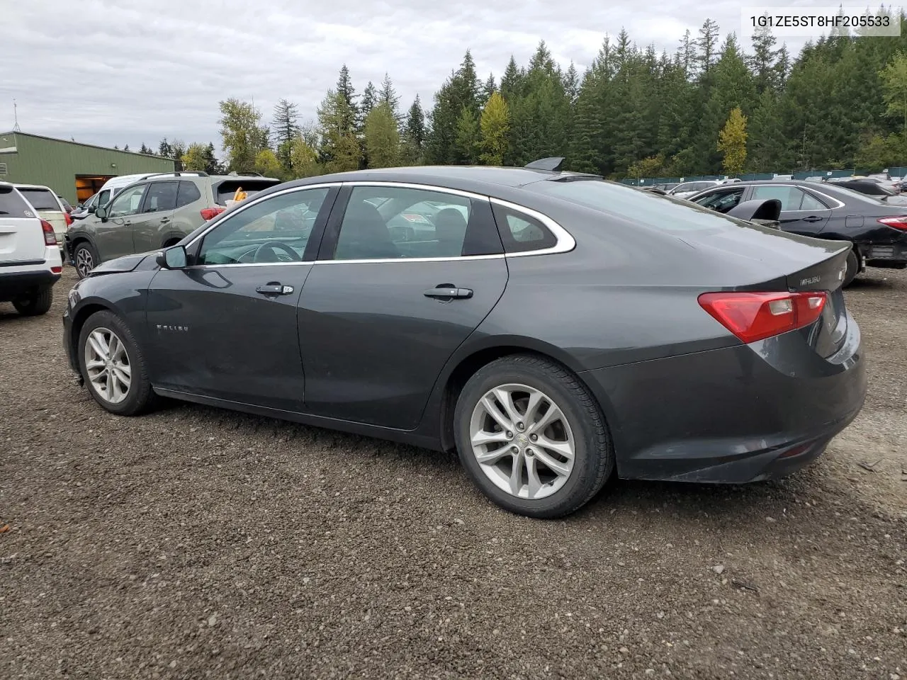 2017 Chevrolet Malibu Lt VIN: 1G1ZE5ST8HF205533 Lot: 73697354