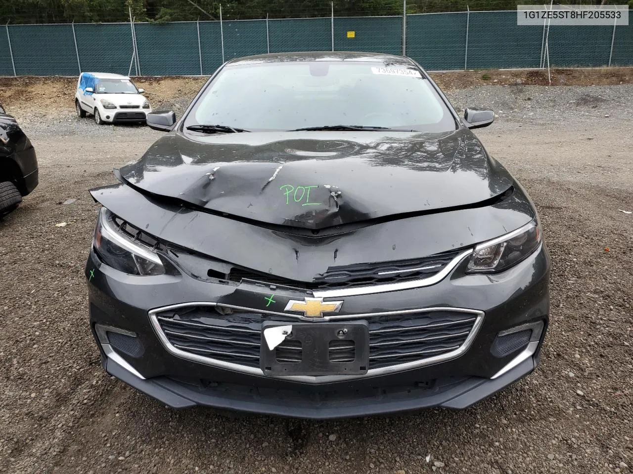 2017 Chevrolet Malibu Lt VIN: 1G1ZE5ST8HF205533 Lot: 73697354