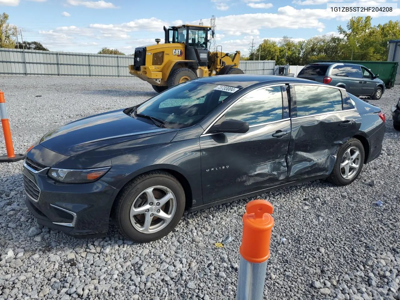 2017 Chevrolet Malibu Ls VIN: 1G1ZB5ST2HF204208 Lot: 73733004