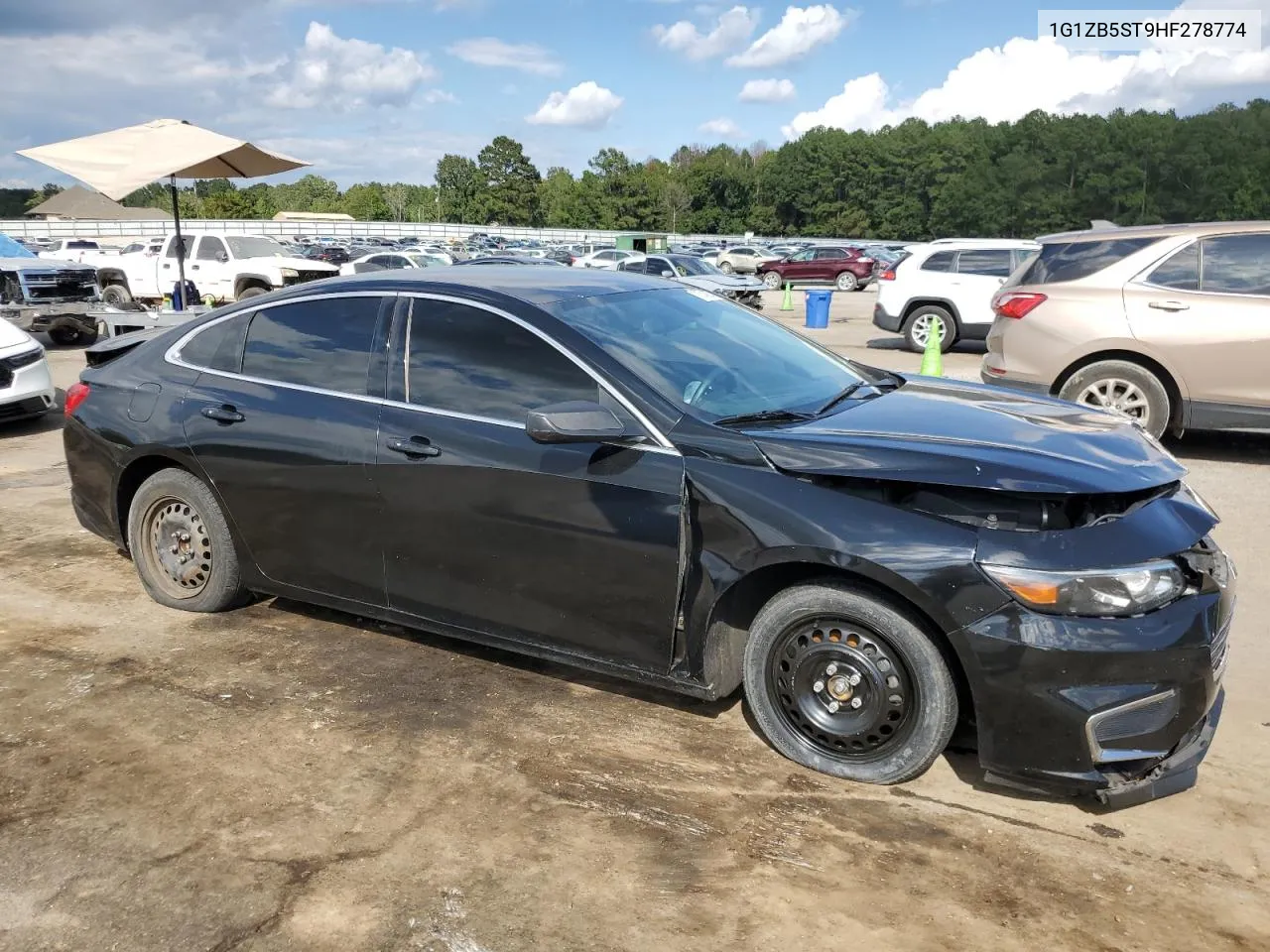 2017 Chevrolet Malibu Ls VIN: 1G1ZB5ST9HF278774 Lot: 73749804