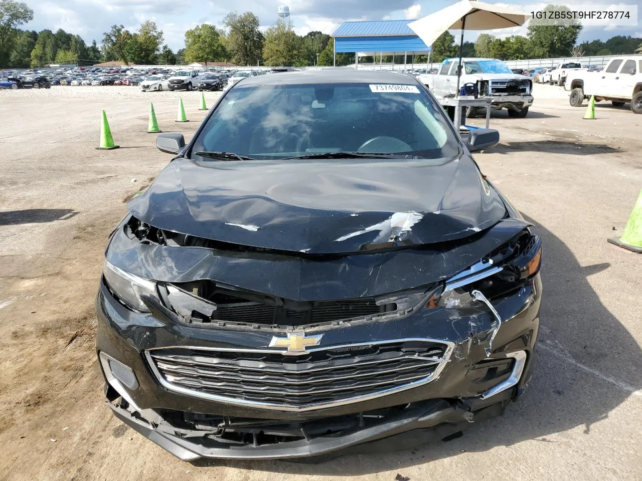 2017 Chevrolet Malibu Ls VIN: 1G1ZB5ST9HF278774 Lot: 73749804