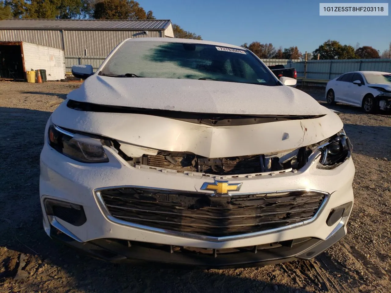 2017 Chevrolet Malibu Lt VIN: 1G1ZE5ST8HF203118 Lot: 73783063