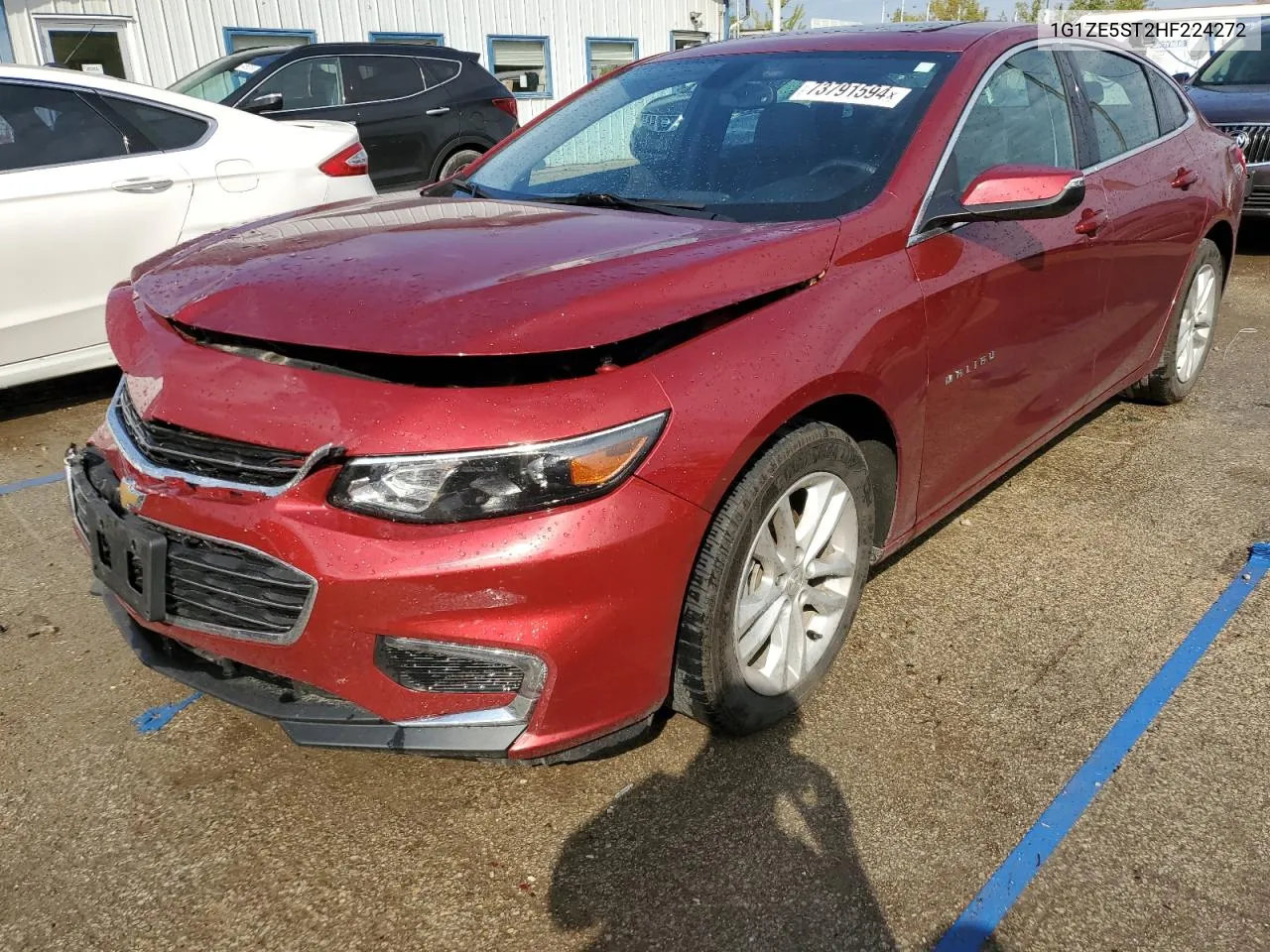 2017 Chevrolet Malibu Lt VIN: 1G1ZE5ST2HF224272 Lot: 73791594