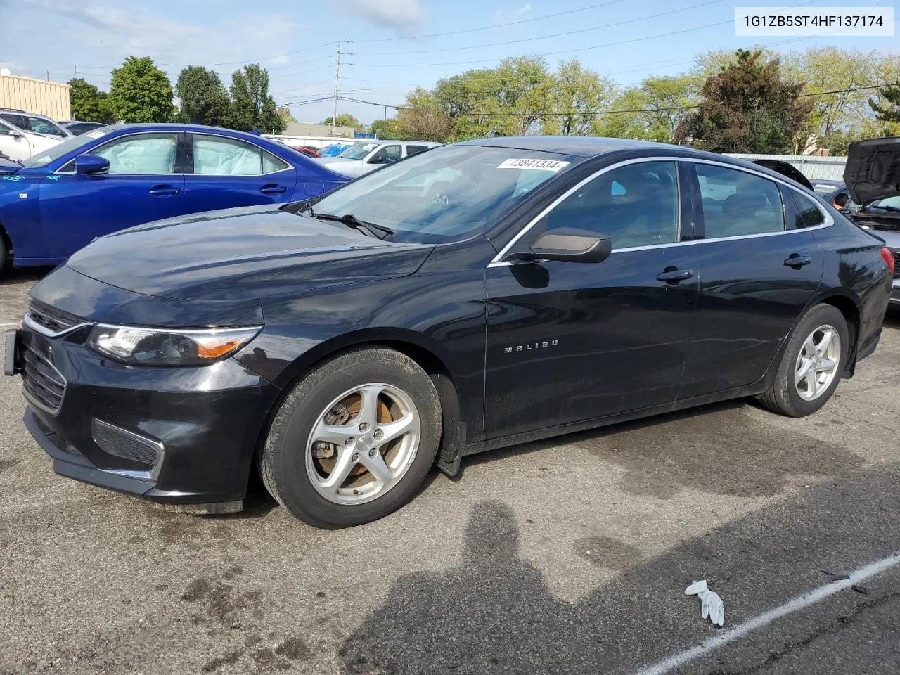 2017 Chevrolet Malibu Ls VIN: 1G1ZB5ST4HF137174 Lot: 73841334