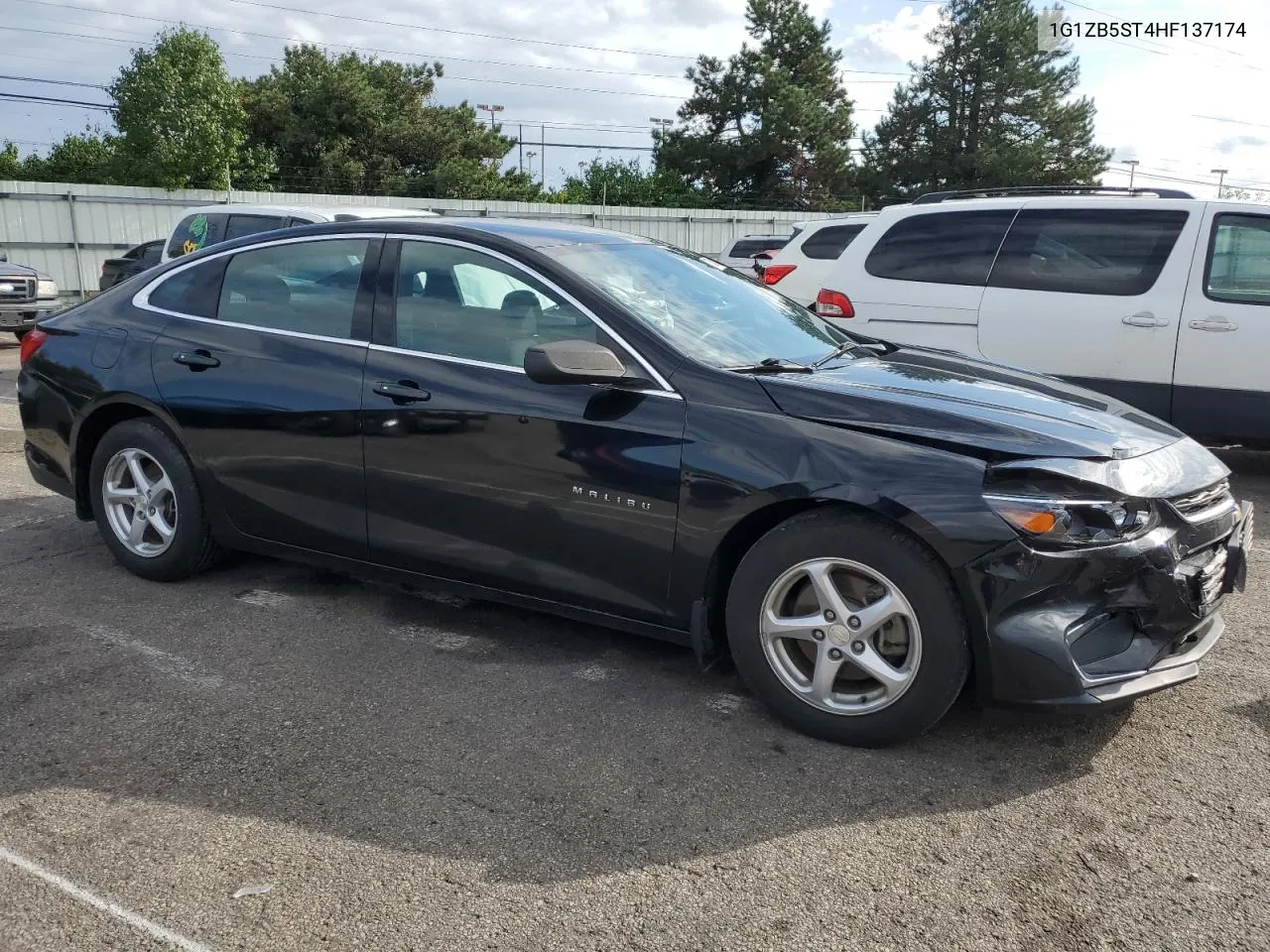 1G1ZB5ST4HF137174 2017 Chevrolet Malibu Ls