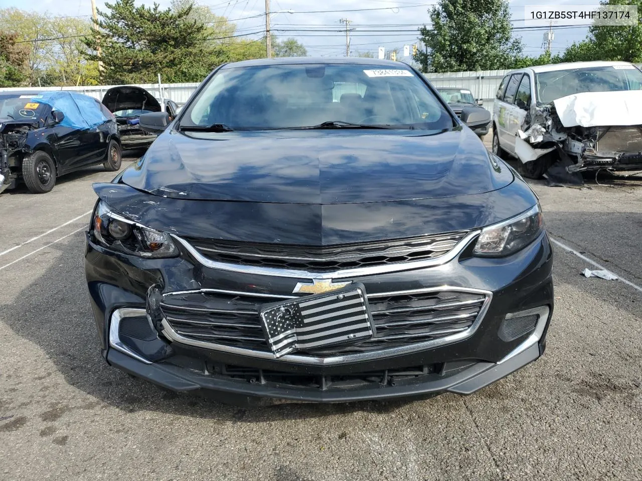 2017 Chevrolet Malibu Ls VIN: 1G1ZB5ST4HF137174 Lot: 73841334