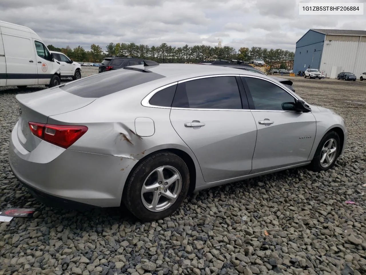 2017 Chevrolet Malibu Ls VIN: 1G1ZB5ST8HF206884 Lot: 74048024