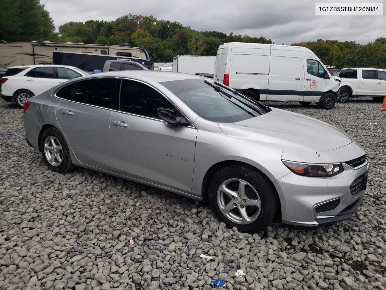 2017 Chevrolet Malibu Ls VIN: 1G1ZB5ST8HF206884 Lot: 74048024