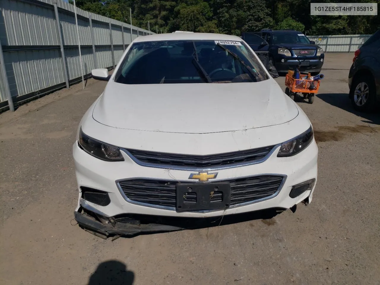 2017 Chevrolet Malibu Lt VIN: 1G1ZE5ST4HF185815 Lot: 74092794