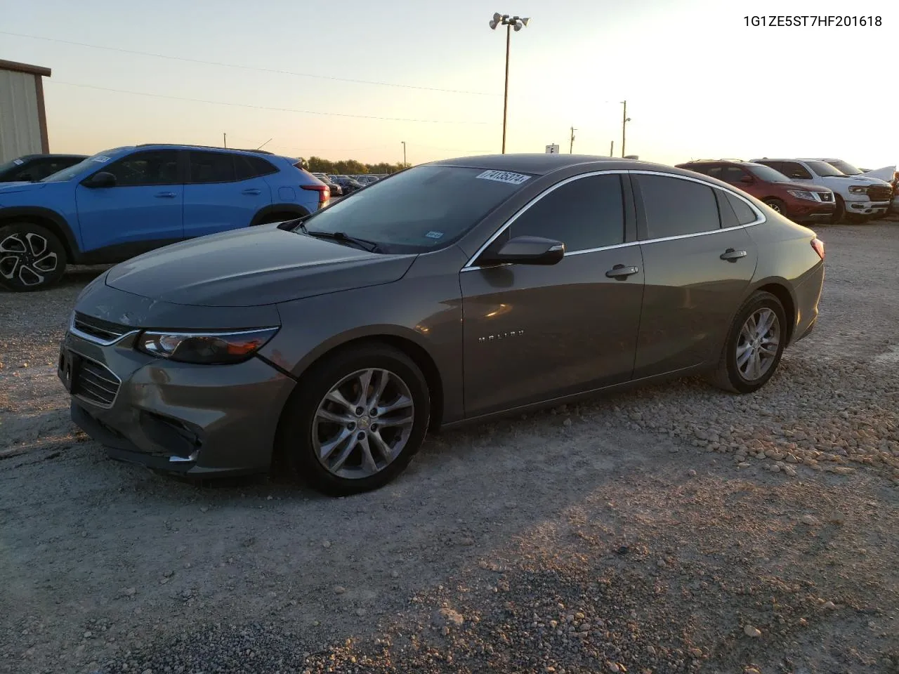 2017 Chevrolet Malibu Lt VIN: 1G1ZE5ST7HF201618 Lot: 74135374