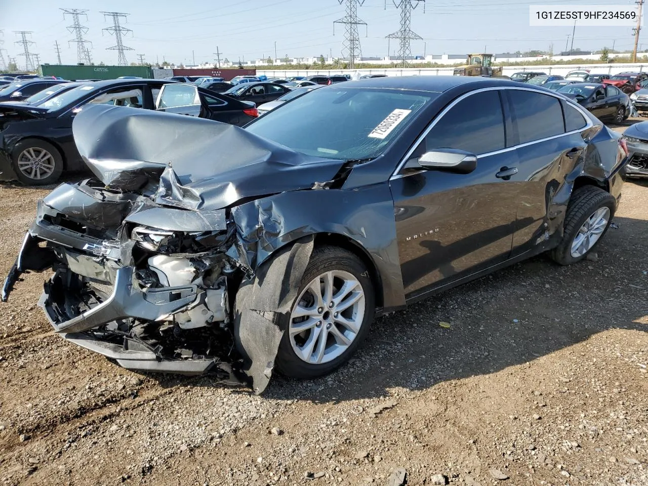 2017 Chevrolet Malibu Lt VIN: 1G1ZE5ST9HF234569 Lot: 74197384