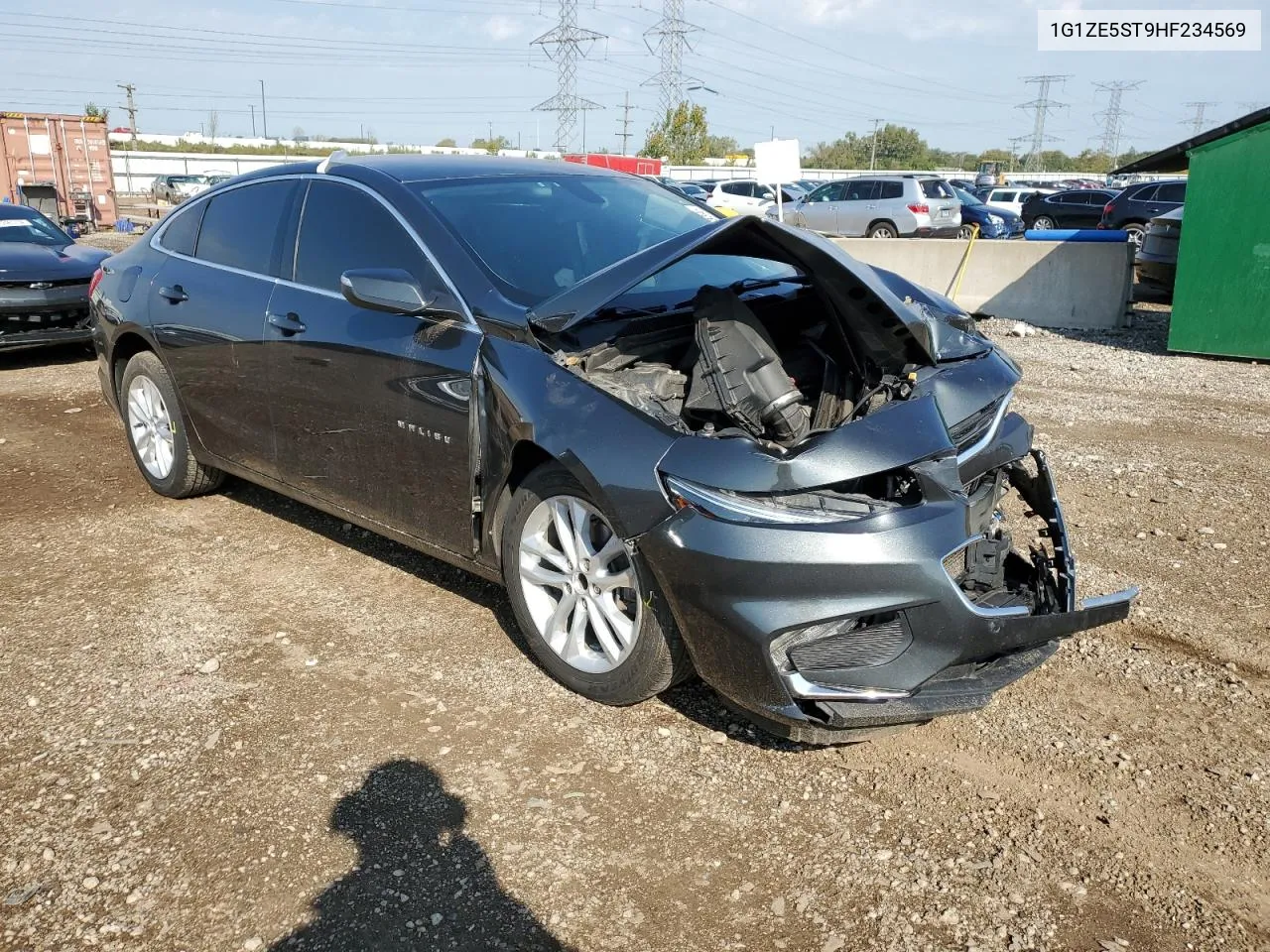 2017 Chevrolet Malibu Lt VIN: 1G1ZE5ST9HF234569 Lot: 74197384