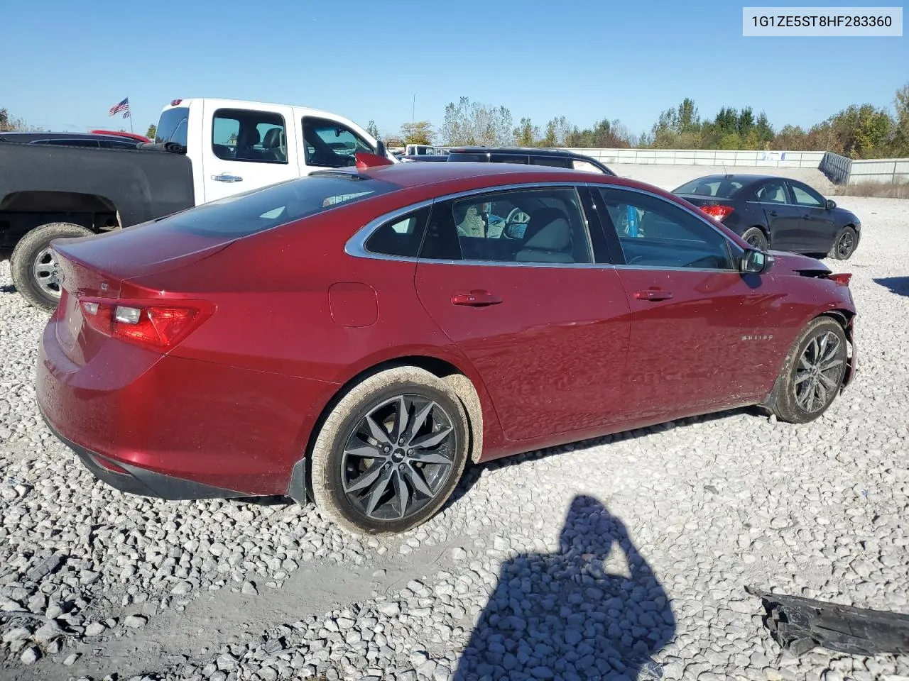 2017 Chevrolet Malibu Lt VIN: 1G1ZE5ST8HF283360 Lot: 74268494