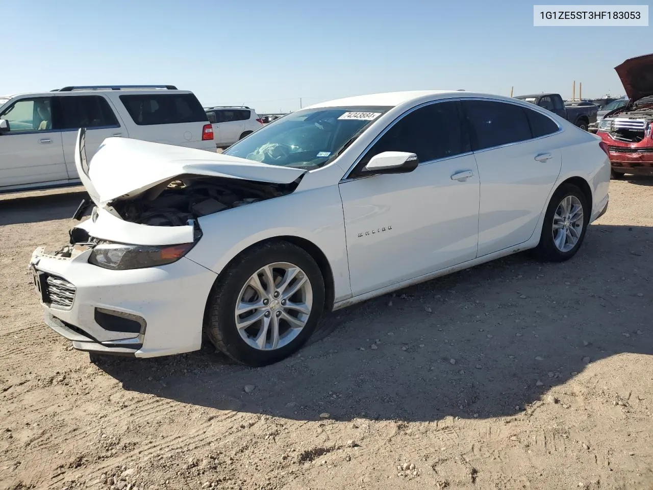 2017 Chevrolet Malibu Lt VIN: 1G1ZE5ST3HF183053 Lot: 74343884