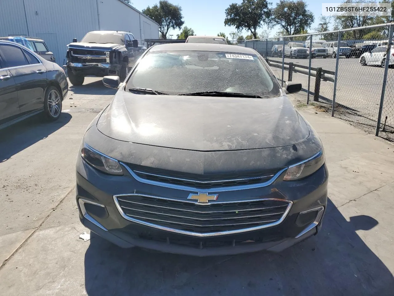 2017 Chevrolet Malibu Ls VIN: 1G1ZB5ST6HF255422 Lot: 74347174