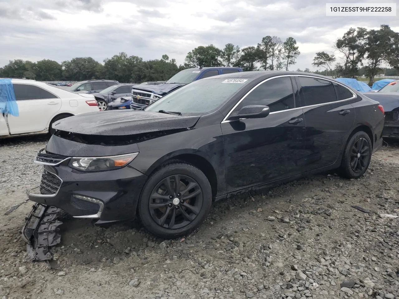 2017 Chevrolet Malibu Lt VIN: 1G1ZE5ST9HF222258 Lot: 74576454