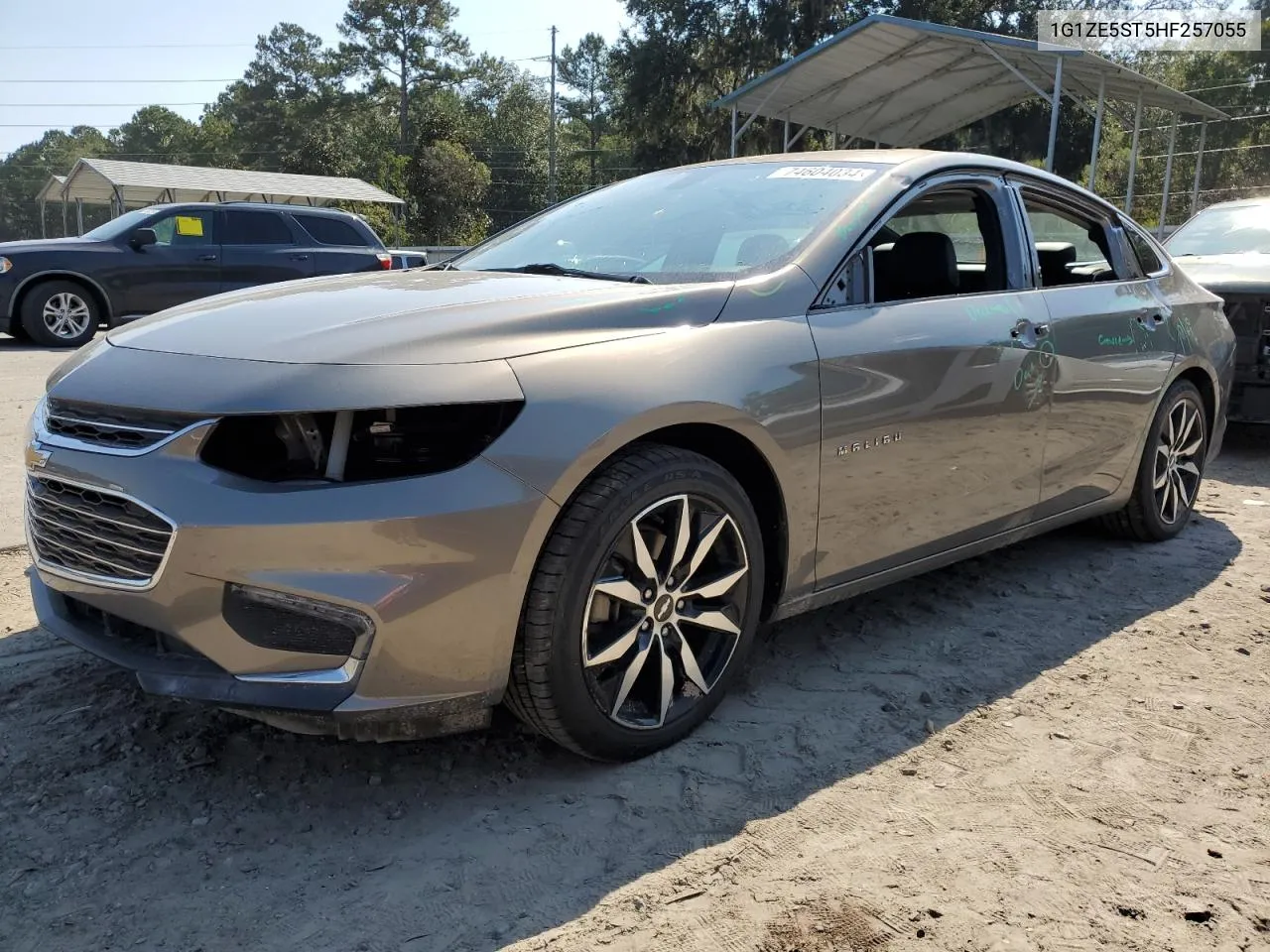 2017 Chevrolet Malibu Lt VIN: 1G1ZE5ST5HF257055 Lot: 74604034