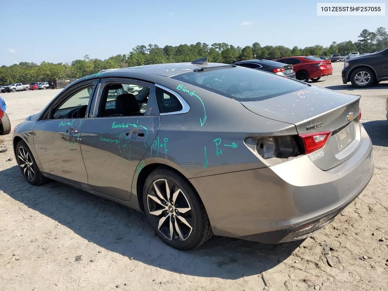 2017 Chevrolet Malibu Lt VIN: 1G1ZE5ST5HF257055 Lot: 74604034