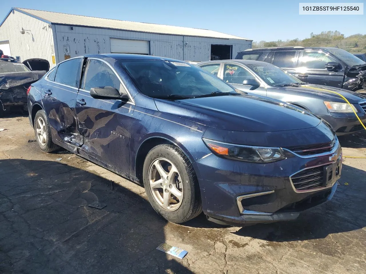 2017 Chevrolet Malibu Ls VIN: 1G1ZB5ST9HF125540 Lot: 74886004