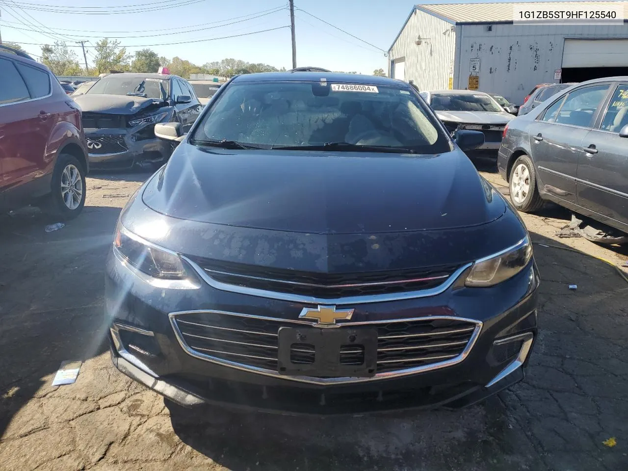 2017 Chevrolet Malibu Ls VIN: 1G1ZB5ST9HF125540 Lot: 74886004