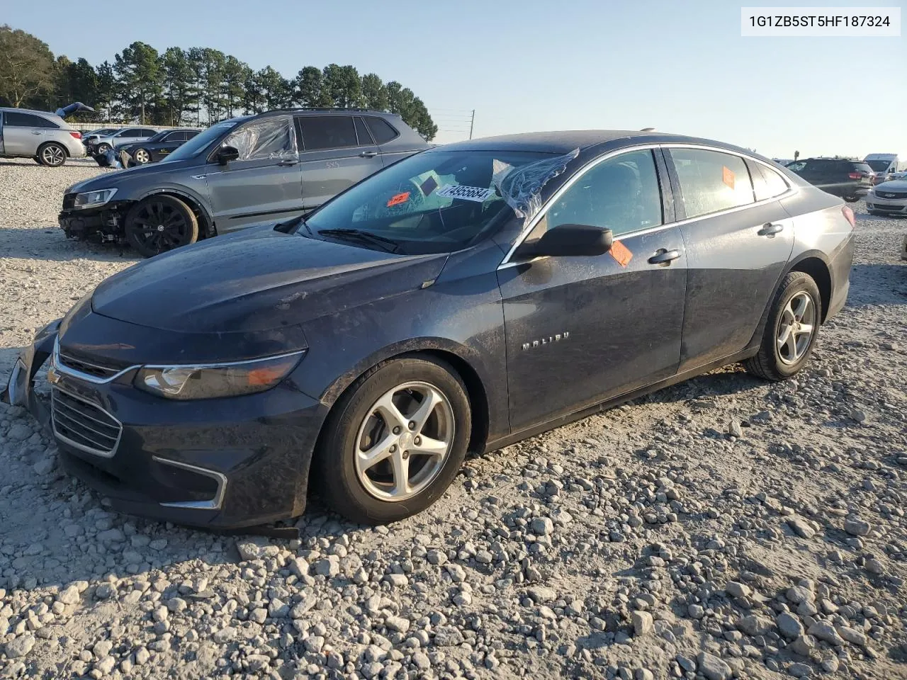 2017 Chevrolet Malibu Ls VIN: 1G1ZB5ST5HF187324 Lot: 74955684